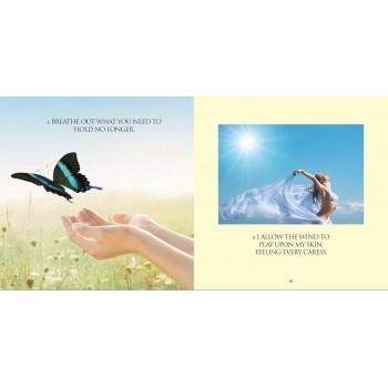 Earth Air Fire Water knyga ir 2 CD meditacijoms Blue Angel